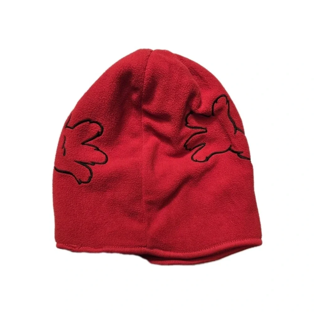 SESAME STREET Kids Fleece Hat FULL FACE Elmo Red